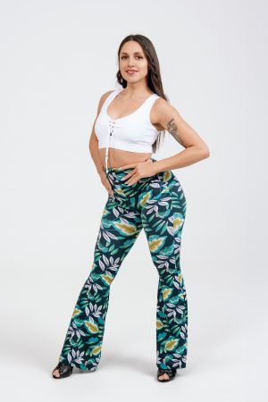 Pantalón Campana Floral