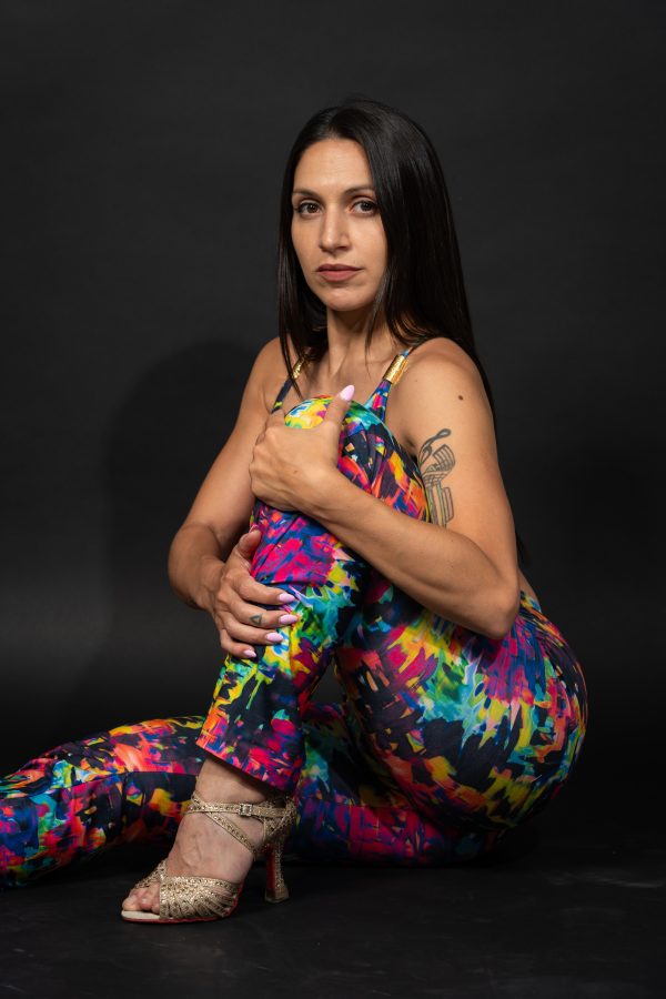 Conjunto bellísima multicolor
