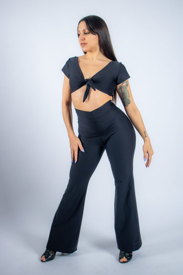 Pantalón negro  de Baile Tiro Alto – Moldea y Realza tu Figura